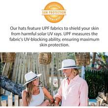 Wallaroo Hat Company Kristy Fedora - UPF 50+, protección solar UV, diseño plegable, ajustable, tamaño mediano - Marfil/Coral - Ver 10