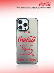Coca-Cola Classic Phone Case, Vibrant And Passionate, Made Of Lightweight Materials With Anti Drop And Anti Slip Design, Protecting Your Phone Case In Cartoon Anime Style, Compatible With Apple 17, 17 Air,17 Pro,17 Pro Max,11,12,13,15,16 Pro,16 Pro Max,14 Plus,15 Plus,16 Plus,15 Pro,16 Pro Max,XR Waiting For The Model. Suitable For Gifting To Friends And Family - Black - View 1