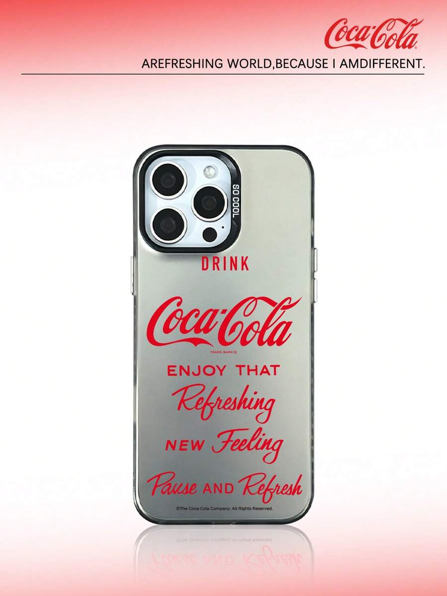Coca-Cola Classic Phone Case, Vibrant And Passionate, Made Of Lightweight Materials With Anti Drop And Anti Slip Design, Protecting Your Phone Case In Cartoon Anime Style, Compatible With Apple 17, 17 Air,17 Pro,17 Pro Max,11,12,13,15,16 Pro,16 Pro Max,14 Plus,15 Plus,16 Plus,15 Pro,16 Pro Max,XR Waiting For The Model. Suitable For Gifting To Friends And Family - Black - View 1