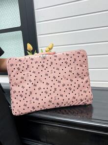 Funda de portátil de lujo minimalista de unicolor, bolsa de almacenamiento para portátil y tableta de varios tamaños, bolsa para ordenador - Rosa - Ver 7