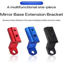 Motorcycle Mirror Mount Bracket Extender Electric Motorcycle Rearview Mirror Extension Bracket Multi-Function Bracket Mirror Extender Motorcycle Rearview Mirror Extension Bar Electric Bike Multi-Function Extension Bracket Reinforced Navigation Bar Modification Universal Model - Multiple Styles - View 11