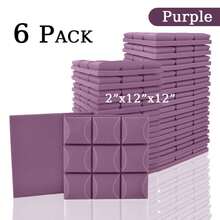 TOUO Acoustic Foam Panels 6-24 Pcs Mushroom 8 Color Sound Proof Foam Panles Studio Soundproofing Noise Cancelling Dance For Room - Mushroom - View 29