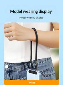 Adjustable Wrist Phone Lanyard, 360° Anti-Tangle Universal Phone Lanyard, 2026 New Model With Fixed Fabric Clip Anti-Loss Anti-Drop Self-Locking Rope, Suitable For Outdoor Hiking, Travel, Sports Phone Accessories, Smartphone Accessories - Multi-color - Double Earring Wristband - View 2