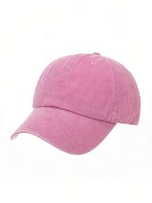 1pc Vintage Baseball Cap, Detachable A-Z Letter Patch Self-Adhesive, Personalized Initial DIY Adjustable Soft Top Trucker Hat, Casual Outdoor Gift - Style 1 - View 33