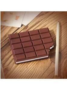 1/2/3pcs Chocolate Bar Shaped Notebook - Scented, Matte Finish, Grid Pages, Creative Student Mini Memo Pad, Portable Notebook School Supplies - Style 1 - View 7