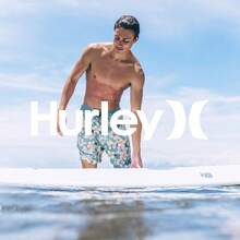 Hurley Mens Patriot Cheers 20" Board Shorts - White - View 3