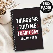1pc Spiral Notebook, Suitable For Note-Taking, Humorous Notebook Makes You Look Busy In Meetings, Perfect As A Gift For Family And Friends - High School Supplies - Multicolor - View 11
