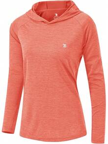 TBMPOY Suave CamisetaMujer - 1 bolsillo-naranja - Ver 35