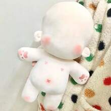 DIY Embroidered Blank Toy, Unembroidered Cotton Doll, Plush Dress, Blank Cotton Plush Toy, Cute DIY Idoll Doll, Gift For Girl - G 型 - 查看 3