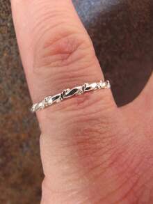 1 pieza Anillo hermoso, adecuado para que las mujeres lo usen, adecuado para boda, compromiso, fiesta de aniversario, regalo del Día de San Valentín - 1# - Ver 4