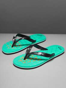 Sandal Jepit Pantai Musim Panas Pria Terbaru, Cocok untuk Aktivitas Luar Ruangan. Menampilkan desain blok warna minimalis yang modis, serbaguna dan praktis. Struktur sol yang tebal tahan aus dan tahan lama, cocok untuk kegiatan santai di luar ruangan. Ini adalah sandal jepit pria. - Mint Blue - View 2