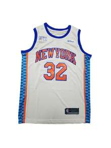 Embroidered New York Knicks Basketball Jersey, Breathable Fan Top For Couple Dates, Friend Gatherings And Sports Daily Casual Wear. - 1 - View 8