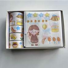 1pc Decorative Washi Tape Stickers - Yellow - View 4