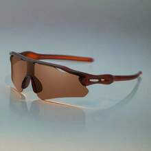 1 Pair Of High-Quality, Stylish, Streamlined Full-Frame Sports Glasses, Available In Multiple Colors, Best Choice Sports. - Black - View 5
