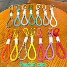 2pcs Nylon Braided Lanyard Key Ring, Colorful Fresh Phone Lanyard, Bag Key Chain Pendant, Practical Phone Chain, Bag Decoration Lanyard Key Ring - Multicolor - View 13