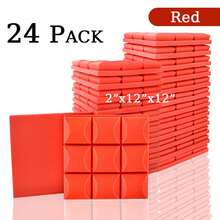 TOUO Acoustic Foam Panels 6-24 Pcs Mushroom 8 Color Sound Proof Foam Panles Studio Soundproofing Noise Cancelling Dance For Room - Mushroom - View 24