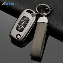 Renault Kadjar Captur Megane Sandero Stepway Logan Clio 5 2022 Arkana 2020 2021 Kwid 2023 TPU 汽車翻轉鑰匙保護殼 - 雷諾H款 - 查看 8