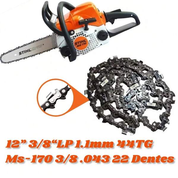 Corrente de Motosserra P/ Stihl Ms170 22 Dts Sabre 30cm