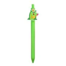 Cute Cartoon Monster Topper Gel Pens Gift Box Set Of 7, Vibrant Multicolor Retractable Writing Pens With Ribbon Gift Packaging, Fun Novelty Aesthetic Stationery Gift For Friends, Birthday Party Favor Desk Supplies - Sets - View 5