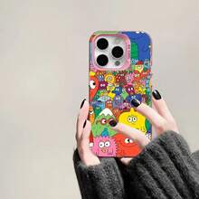 Funda para teléfono con diseño de manzana y limón de dibujos animados, adecuada para iPhone 17 Air 16 15 14 13 12 11 Pro Max Plus, funda protectora completa plateada a prueba de golpes. - z4 - Ver 7