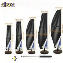 Large Outdoor Garden Umbrella Cover With Support Pole, Made Of Durable Polyester Material, UV Protection, Adjustable Drawstring And Windproof Buckle, Suitable For Garden, Patio And Pool Area - Black - View 1