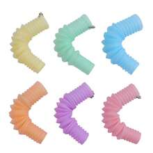 Pop Tube Random Color Sensory Toy, Colorful Stretchable Tube Toy, Mini Stretchable Tube Stress Relief Toy, Connectable, Assemblable And Stretchable - Colorful Stress Relief Toy, Develop Fine Motor Skills - Random Color Toy, Suitable For Party Teen Creative Toy - Multicolor-1 - View 8