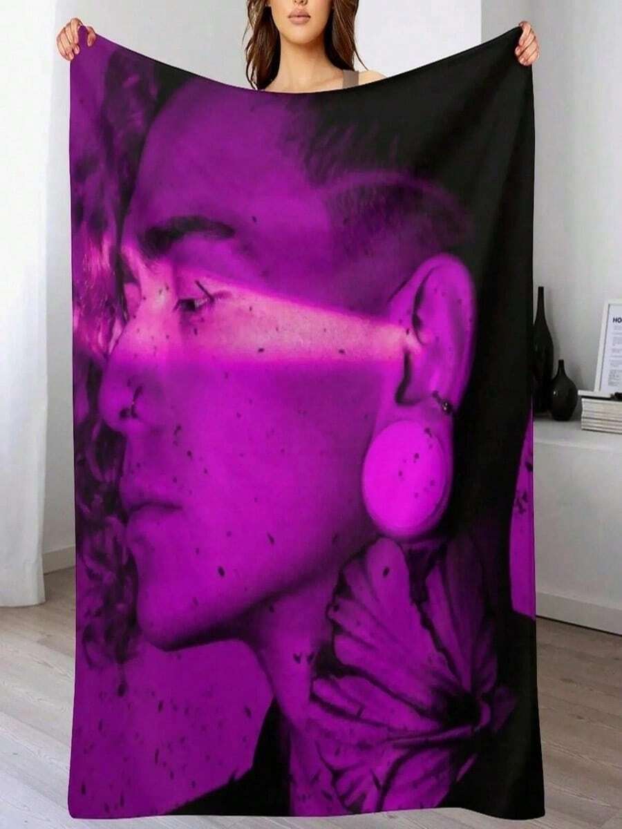 Luxury Weighted Throw Blanket For Sofa Wild World, Valentine's Day Gift Ideas - Black8 - 查看 1