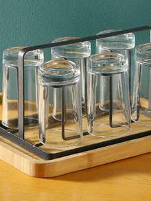 1pc Cup Holder Hanging Cup Drain Rack, Water Cup Storage Rack, Glass Cup Organizer, Cup Hanging Rack, Draining Rack - Drain Rack - View 4