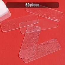 Reusable Double-Sided Tape, Strong Adhesion, Suitable For Wall Stickers, Balloons And Posters, Transparent Nano Design, For Home Decor - Multicolor - View 12