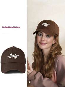 1pc Letter Embroidered Women's Baseball Cap, Breathable Sun Protection Hat, Casual Versatile Adjustable Hat, Suitable For Daily Wear, Outdoor Activities, Running, Sports, Cycling, Also Suitable For Men As A Gift - Multicolor - View 12