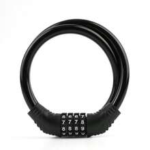 1pc Bicycle 4-Digit Combination Lock, Portable Cycling Gear For Mountain Bike - Multicolor - View 1