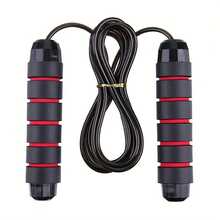 Jump Rope With Ball Bearings And 6-Inch Memory Foam Handles, Ideal For Speed Training, Extreme Jumping, Endurance Training And Gym Aerobic Exercises - Multicolor - View 9