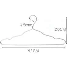 5 piezas de perchas para ropa antideslizantes y antideformación de aleación de aluminio, perchas multifuncionales para armario, ropa, toallas y abrigos (B, 5 piezas) (C 5 piezas) - C - Ver 6