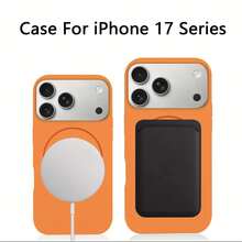 Phone Case: Compatible With IPhone 17 16 15 14 13 12 11 Pro Max Series, Simple And Modern Liquid Silicone Case With Magnetic Suction, Shockproof Protective Case In Macaron Color. - 圖片色1pcs - 查看 11