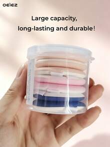 OEIEZ 7Pcs Round Air Cushion Makeup Sponges Mixed Set, Korean Style Cushion Puff Dual Use Wet & Dry, Multi-Purpose Cosmetic Sponge For Foundation, Concealer, Loose Powder, Liquid & Cream Makeup - Multicolor - View 8