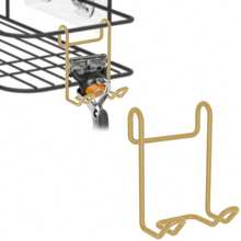 Shower Basket Shelf Hook, Hanging Accessory, Suitable For Wall-Mounted Shower Basket, Can Store Washcloth, Razor, Body Brush And Other Items, Compatible With... - View 11