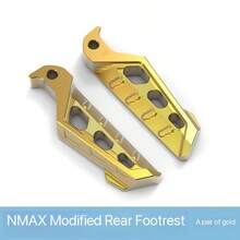 Pijakan Kaki Belakang Sepeda Motor yang Kompatibel dengan NMAX155, Pijakan Kaki Belakang Modifikasi XMAX300/NVX155/AEROX, Pijakan Kaki Kiri dan Kanan Anti Selip - Berbagai gaya - View 13