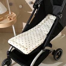 1pc Baby Seat Cushion, Animal Cartoon Print, Double-Sided Use, One Side Bean Velvet Polyester Fiber Material, Soft And Breathable, Can Be Used As A Pillow, Universal For Multiple Car Models - Multicolor - View 2