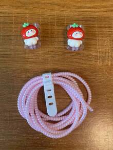 Cable Protector, 12-15/16 Anti-Break Charging Cable Protector, Type-C & Lightning Data Cable Protector - Multicolor - View 9