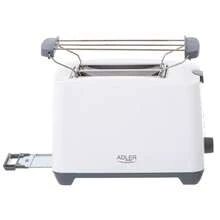 ADLER AD 3216 2-Slice Toaster 1000W, Electric Bread Toaster With 7 Browning Levels, Defrost, Reheat And Stop Functions, Bun Warmer Rack, Automatic Toast Ejection, Cool-Touch Housing, Removable Crumb Tray, Anti-Slip Feet And Cord Storage - EU E Type Plug(220-240V) - View 4