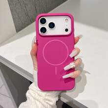 Phone Case - Zhaiyou Liquid Silicone Case With Button Protection For Apple 17,  16 Pro Max, Drop-Resistant, Camera Protection 15, Case 14 Pro, Latest Model 13, New Design, Full Protection 12, 11 - 圖片色1pcs - 查看 6