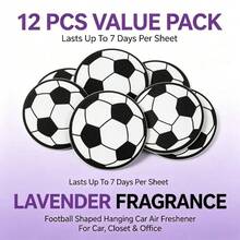 Unique Football Design, Classic Black & White Patterns, Perfect Gift For Sports Fans, Exquisite Rearview Mirror Pendant - -- - 查看 13