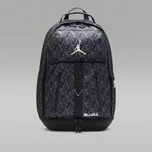 Nike Jordan Quai 54 復古街頭球風格 大容量背包書包雙肩包 常規 男女同款情侶款 正黑色HM9238-045 - 黑色 - 查看 2