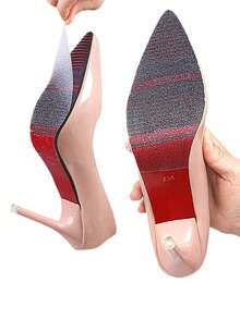 1pc High Heel Sole Non-Slip Pad, Noise-Reducing Trimmable Sole Protector, Wear-Resistant Self-Adhesive Non-Slip Sticker, Extended Non-Slip Sticker - A - View 6