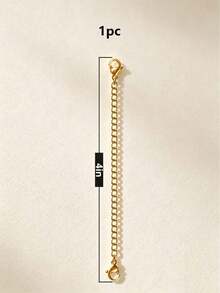 1~10Pcs Stainless Steel Extender,High Quality Workmanship - Hypoallergenic, Extender For Necklaces, Bracelets And All Kinds Of DIY Jewelry Making - Double-ended Extension Chain - View 16