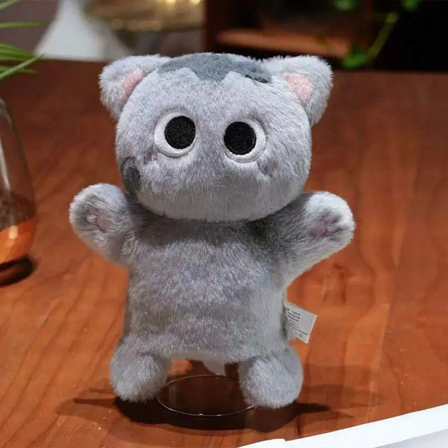 Hand Puppet For Children, Plush Cat, Cute And Soft, Educational Simulation Animal Toy For Early Learning, Interactive Puppet For Babies. - Hand Puppet 2 - View 1