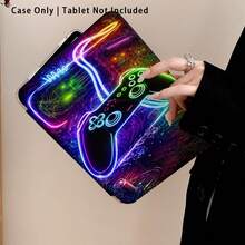 Game Controller Pattern Painted Effect Tablet Protective Case With Stand, Compatible With Honor 8/9/10/X8/X8A/X9/X8Pro/X9Pro, MatePad SE 11"/MatePad 11"/11.5"/MatePad Pro, Apple 10th/11th Gen 2025 (A16), Galaxy Tab A7/A9 And Other Popular Models - Style 3 - View 7