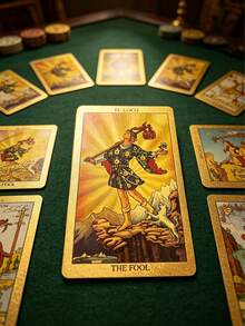 1pc Classic Tarot Cards For Beginners, Waterproof And Wrinkle-Resistant, Perfect For Beginners - Lightweight And Stylish Cards, Experience Authentic Tarot Divination Game - Multicolor - View 4