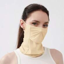 Masker Pelindung UV, Cocok untuk Wajah dan Leher, Standar Yake-Nu, Penutup Kait dan Loop, Masker Wajah Sutra Es Musim Panas untuk Wanita, Pelindung Leher Nilon Bernapas untuk Perlindungan Matahari, Masker Wajah Ultra Tipis Cepat Kering untuk Olahraga Luar Ruangan Pria untuk Bersepeda dan Perlindungan Matahari - Berbagai gaya - View 15