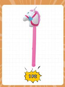 Inflatable Horse Head Cane Party Photo Prop, Waterproof Portable PVC Inflatable Decoration Stick, Foldable And Reusable, Suitable For Outdoor Backyard BBQ, Pool, Beach, Holiday Party - Multicolor - View 11